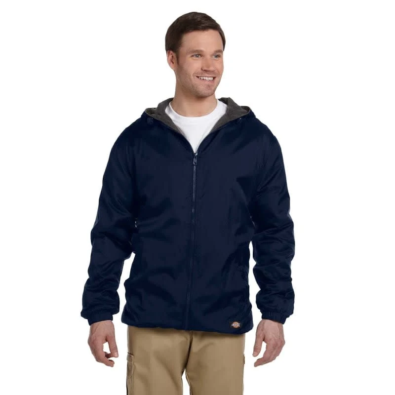 Dickies Fleece-Lined Hooded Nylon Jacket 1
