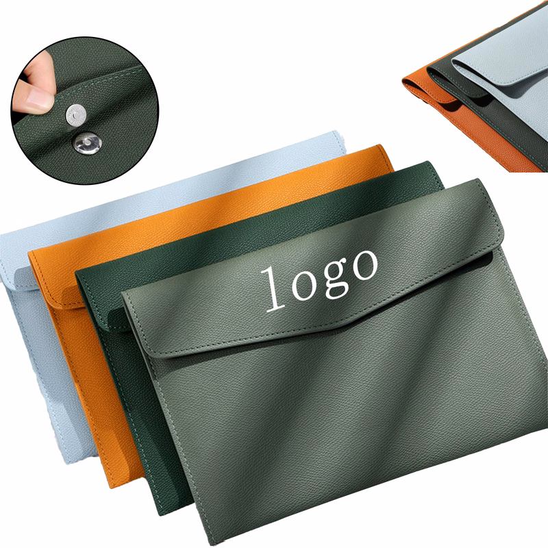 A4 Business Conference Leather File Bag