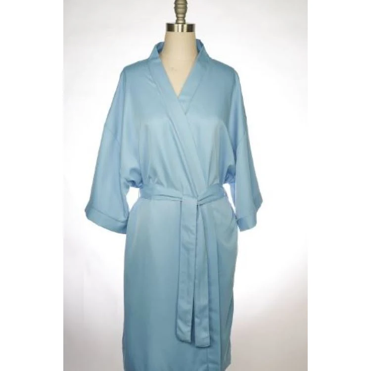 Microfiber Unlined Kimono Bathrobe 1