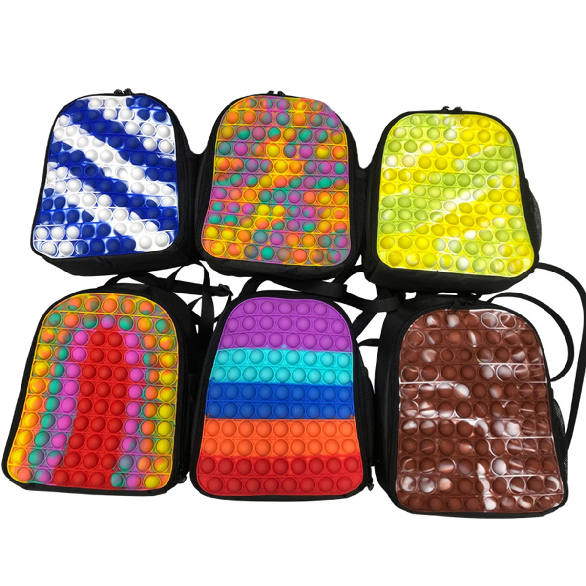 Backpack with Push Bubbles Toy 1