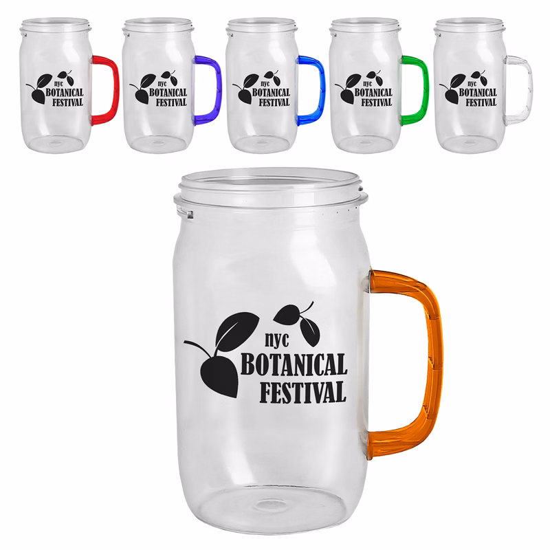 Mason Jar with Handle, 27 oz.
