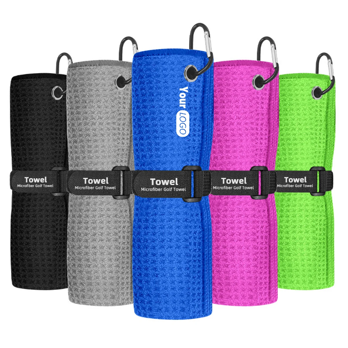 Microfiber Cloth High-Quality Golf Towels With Customizable Logo For Golfers 1