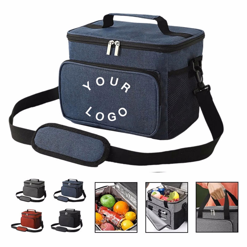 Portable Lunch Tote with Adjustable Strap