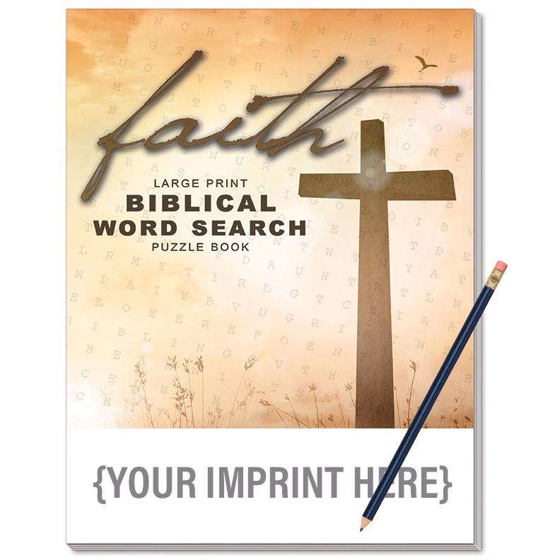 PUZZLE PACK - LARGE PRINT Biblical Word Search with Pencil