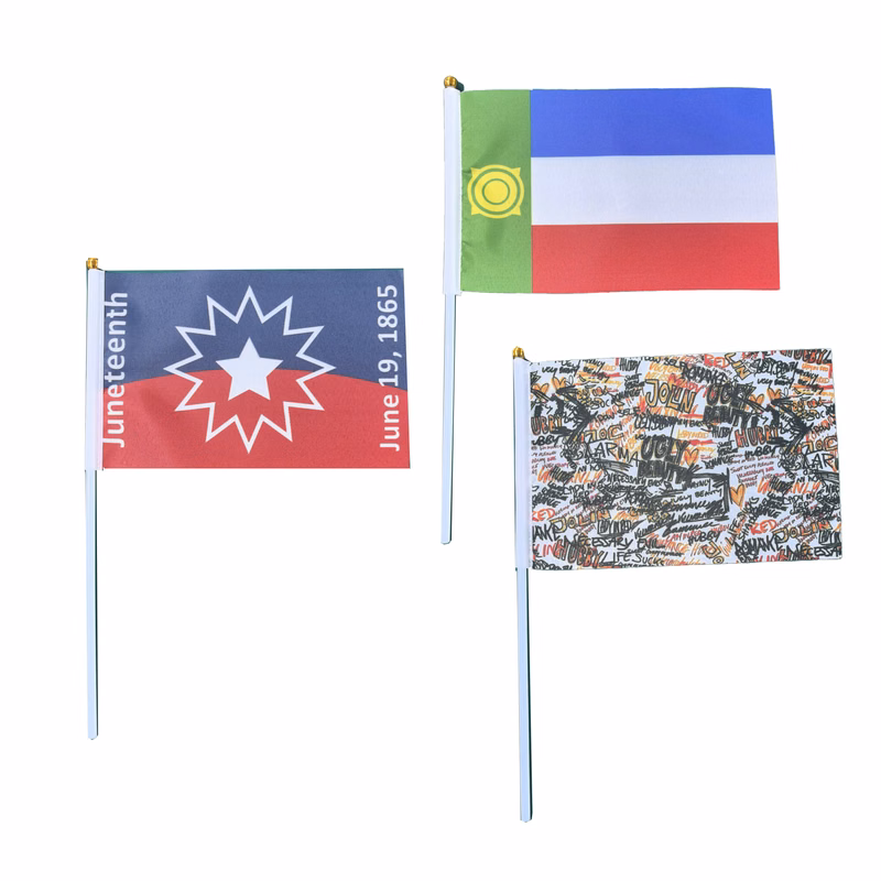Custom Full-Color Hand Waving Flag