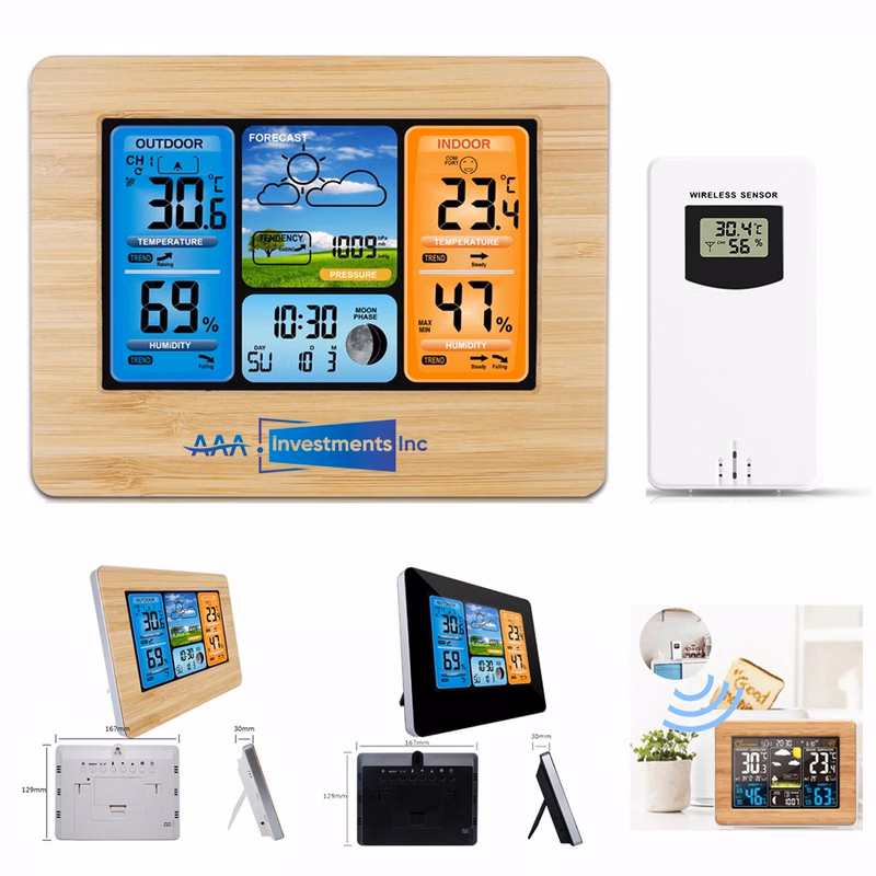 Weather Station Wireless Indoor Outdoor Thermometer