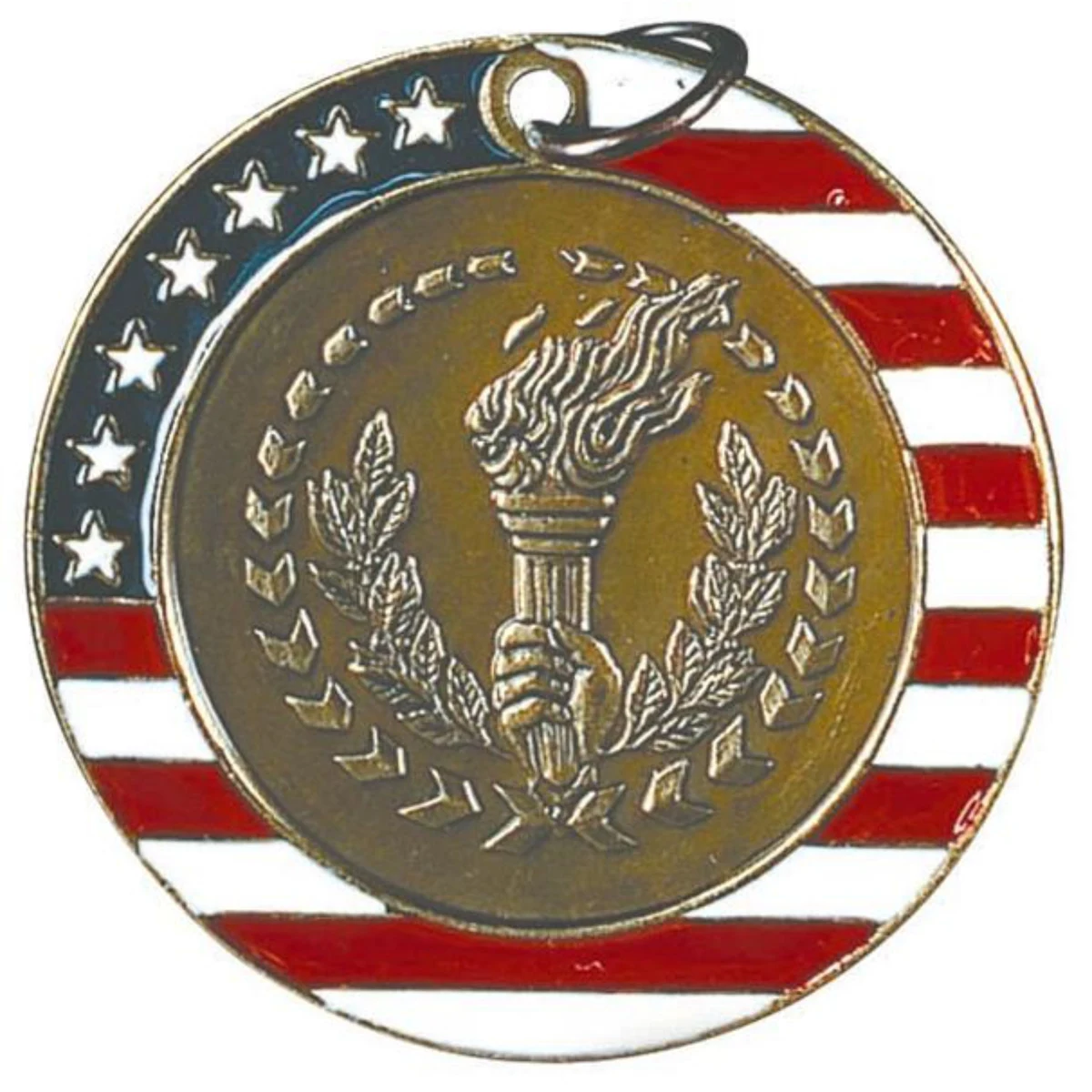 Torch Medal, 2" 1