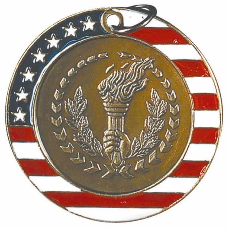 Torch Medal, 2"