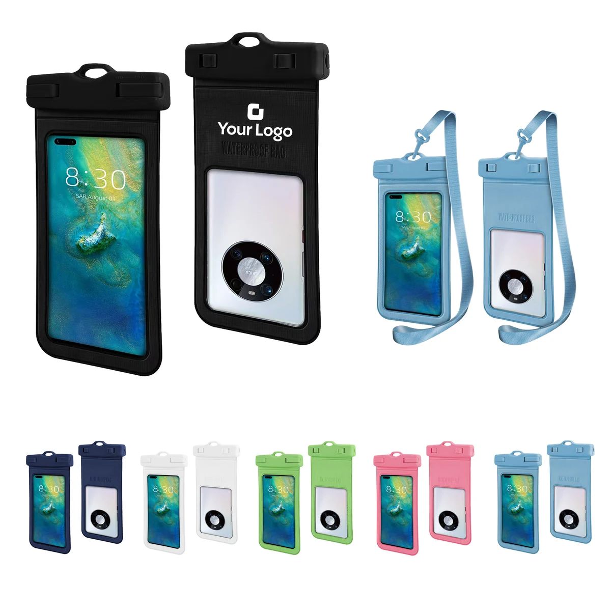 Customizable Large Bulk Waterproof Phone Pouch 1