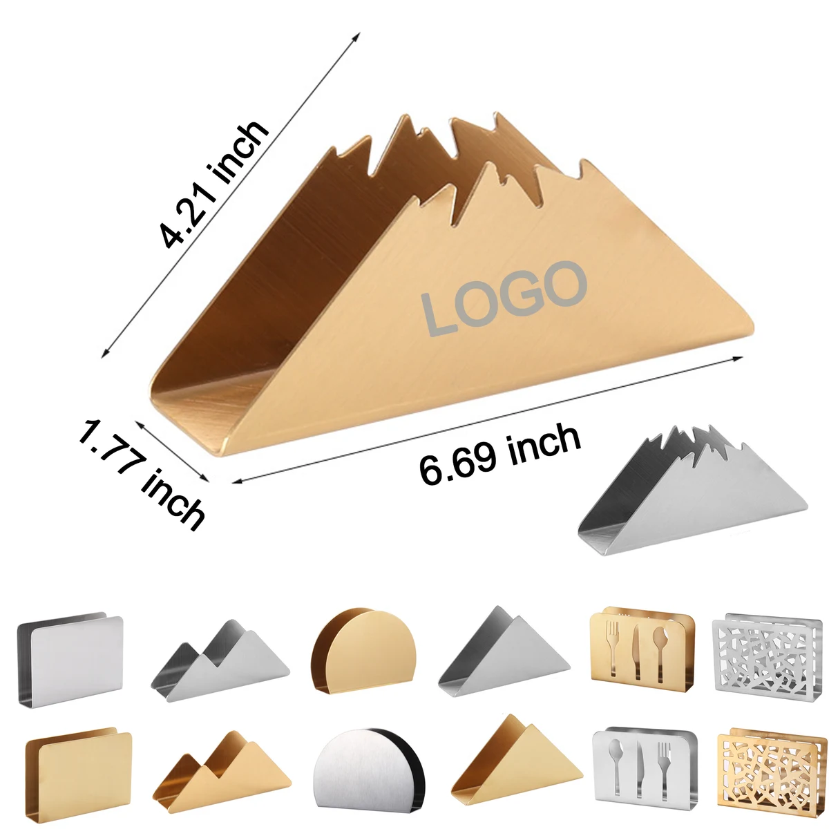 Stainless Steel Napkin Holder For Table 1