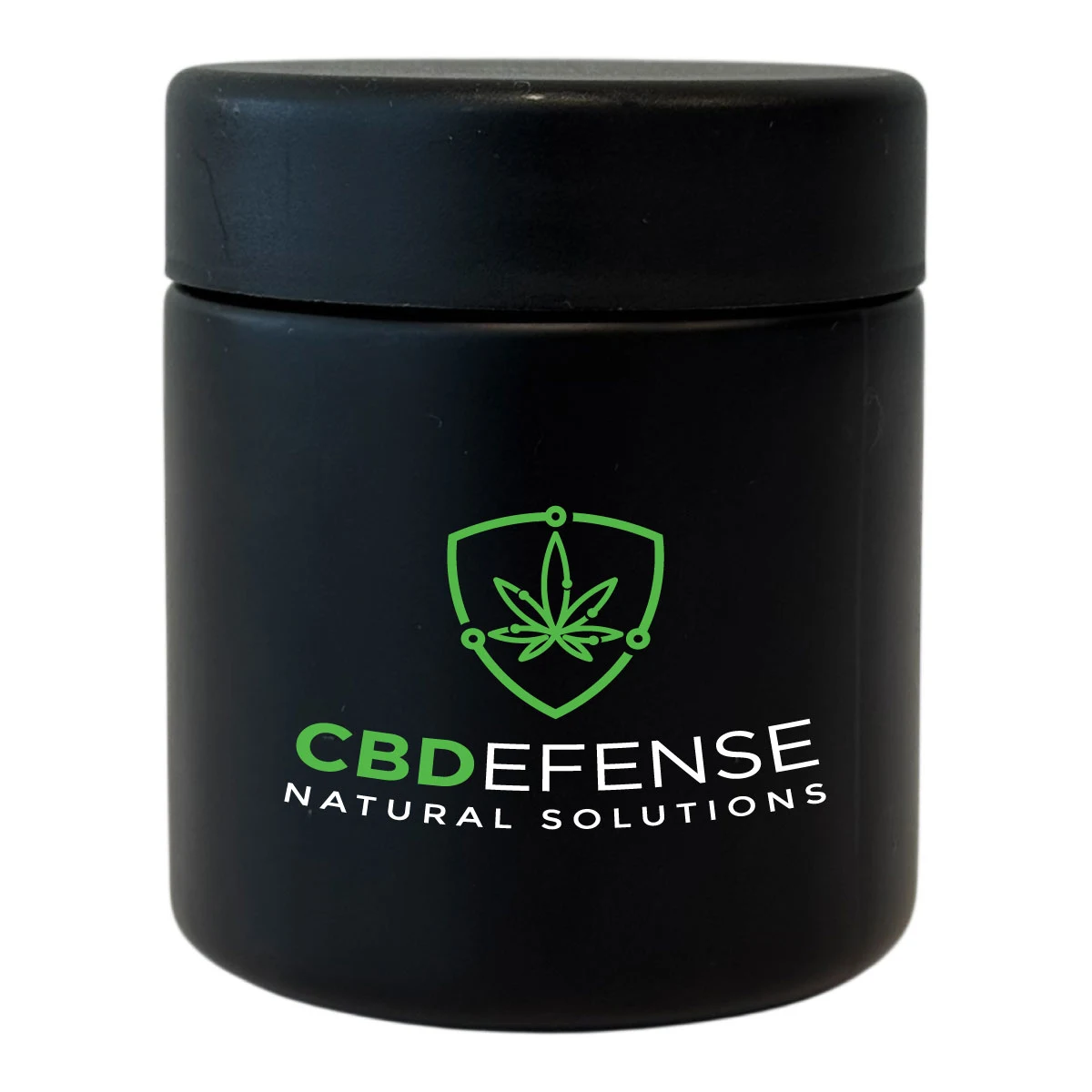 3 oz Cannabis Glass Jar - Full color imprint 1