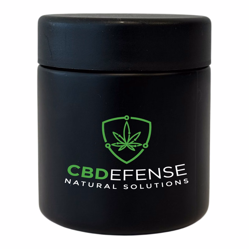 3 oz Cannabis Glass Jar - Full color imprint