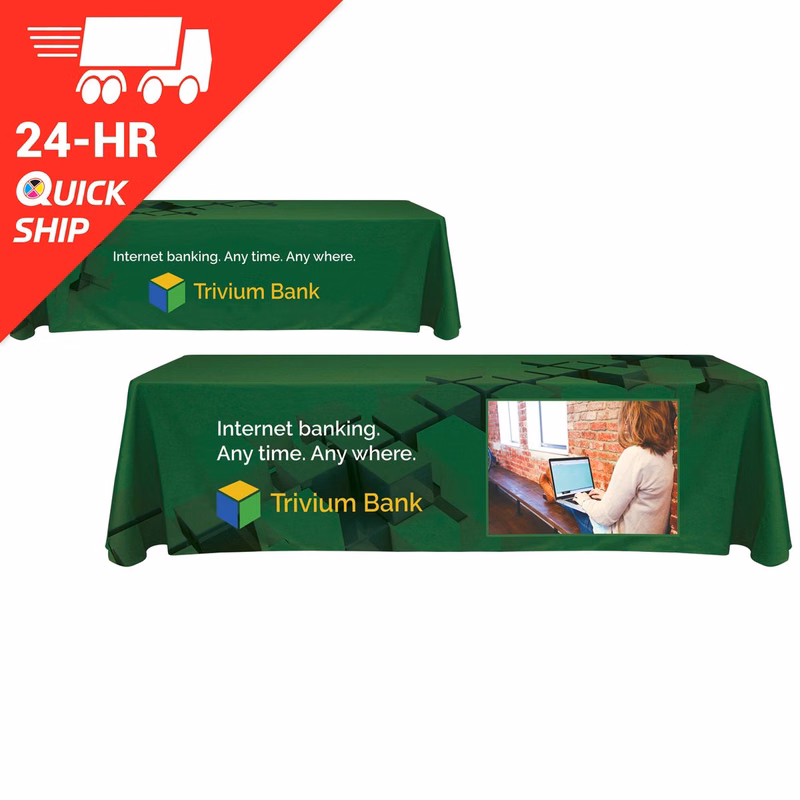 24 - Hour 8' Custom Throw Style Table Cover