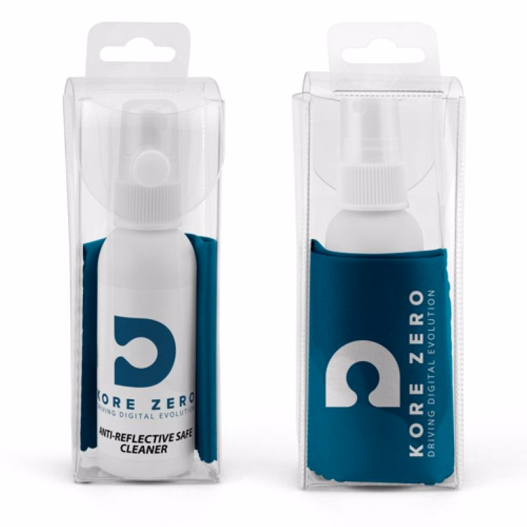 Ultra Opper Fiber Snap Pack Cleaner Kit - 1-Color White Bottle, 1-Color Cloth