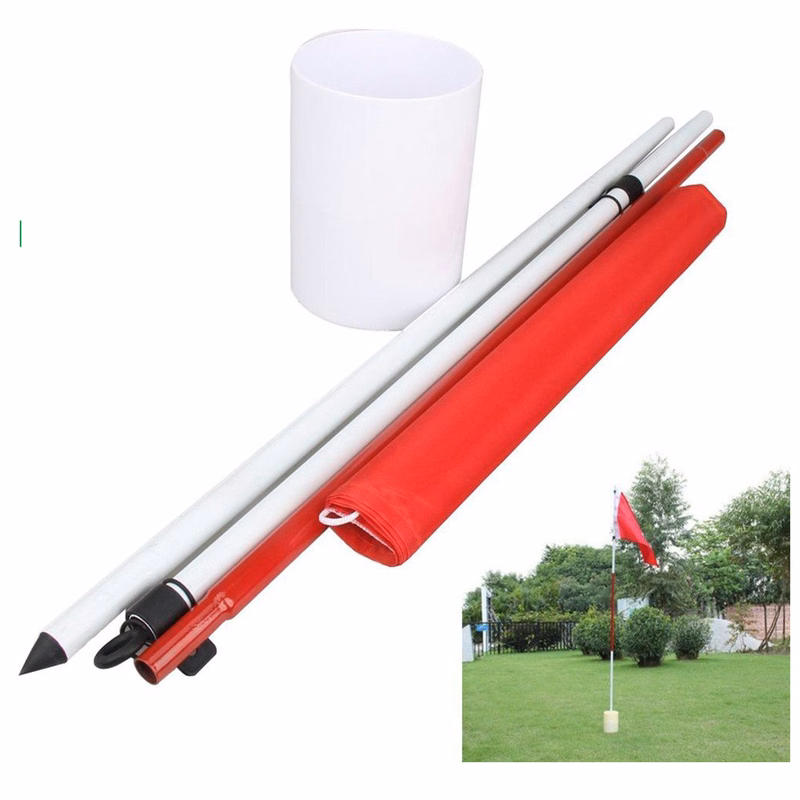 Golf Flag Sticks Putting Green Flags for Yard Golf Pin Flags
