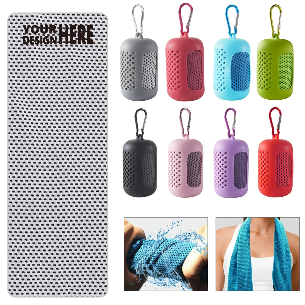 Silicone Case Cooling Towel 1