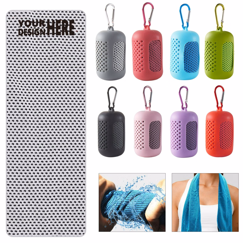 Silicone Case Cooling Towel