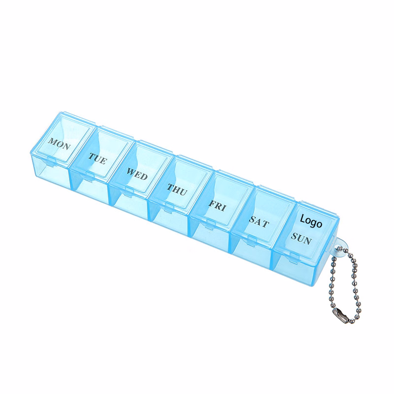 Weekly Pill Organizer with Keychain