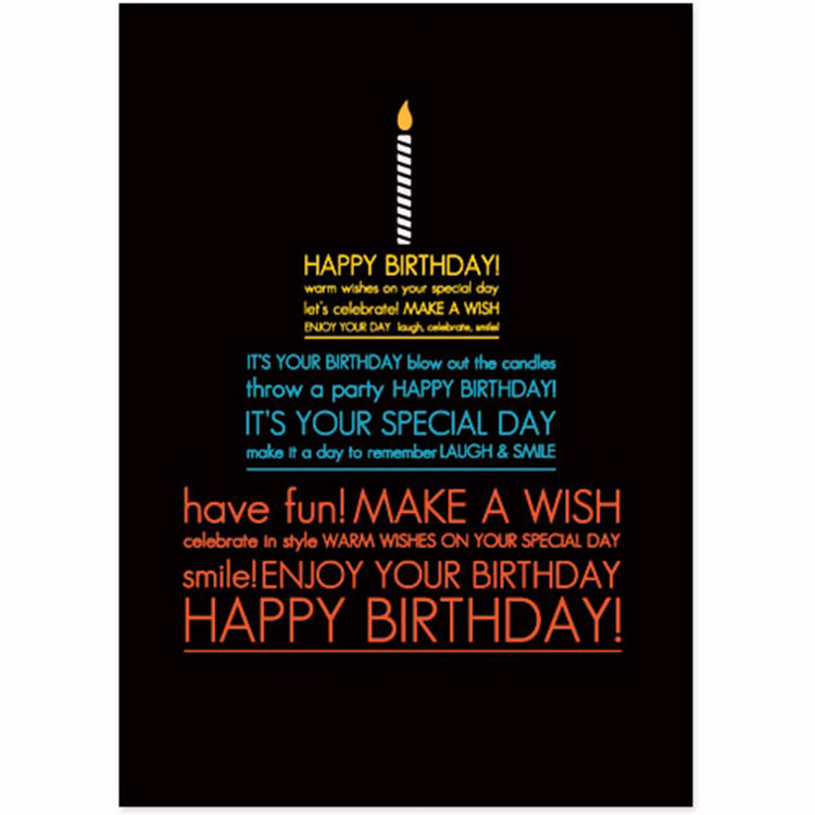 Birthday Cake Greeting Card