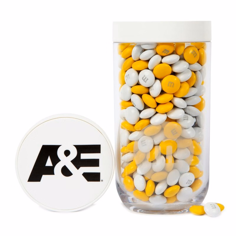 Gift Jar With Printed Customized Lid With Color Choice M&M'S®