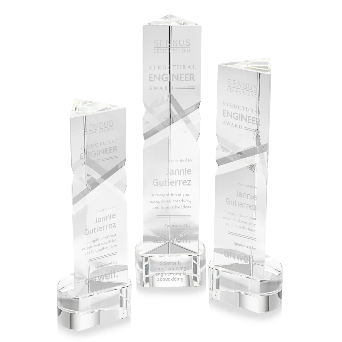 Oakham Award on Paragon Base - Clear 1