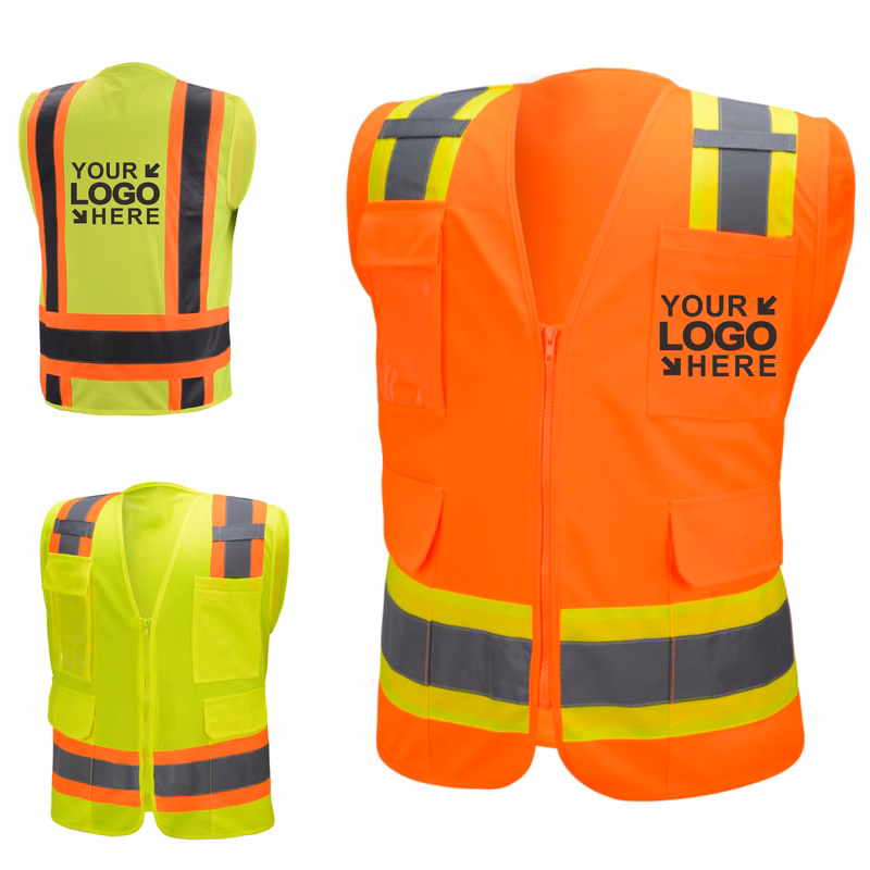 MOQ50Pcs Customize High Visibility Surveyor Two-Tone Safety