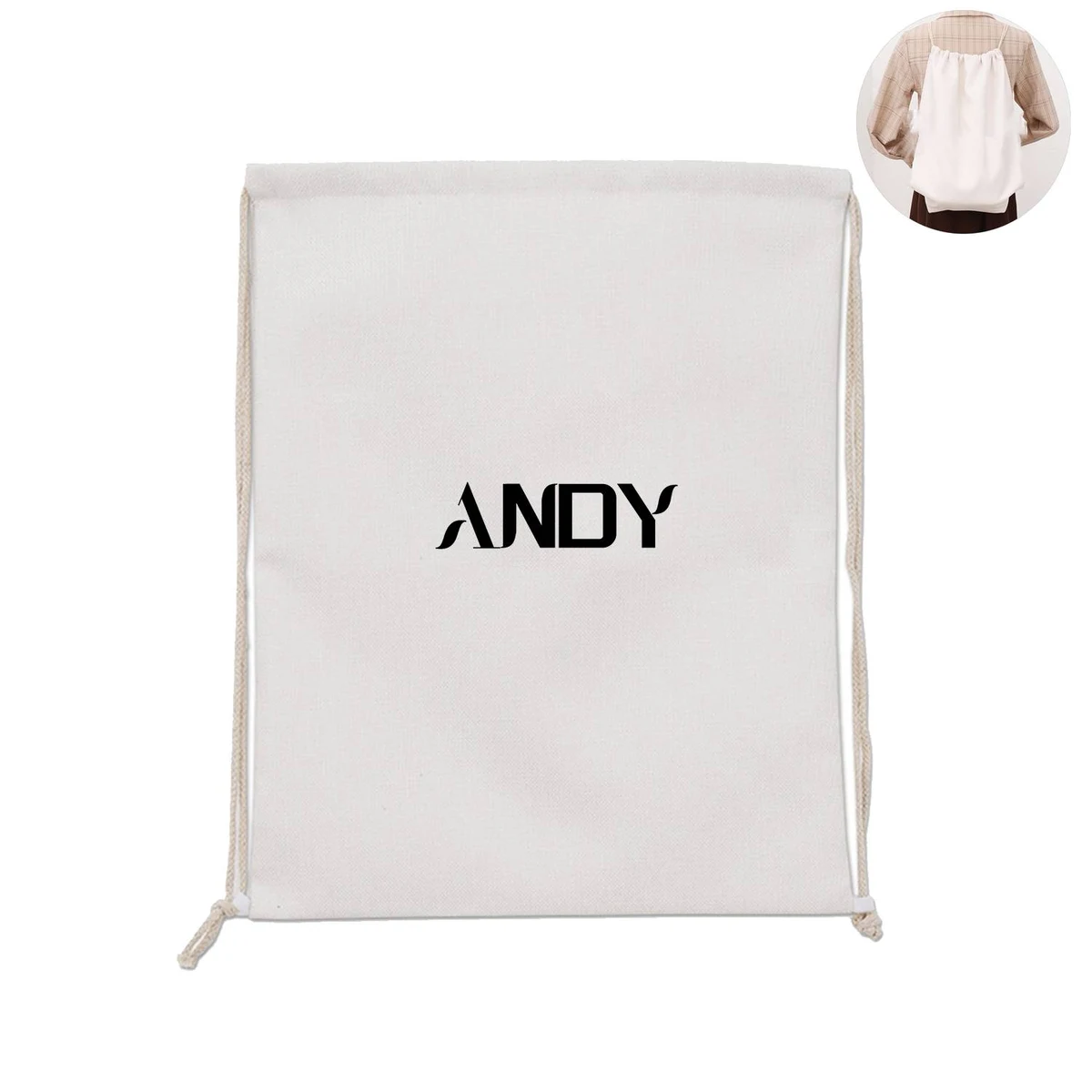 Environmental School Backpack Sports Drawstring Bag 1