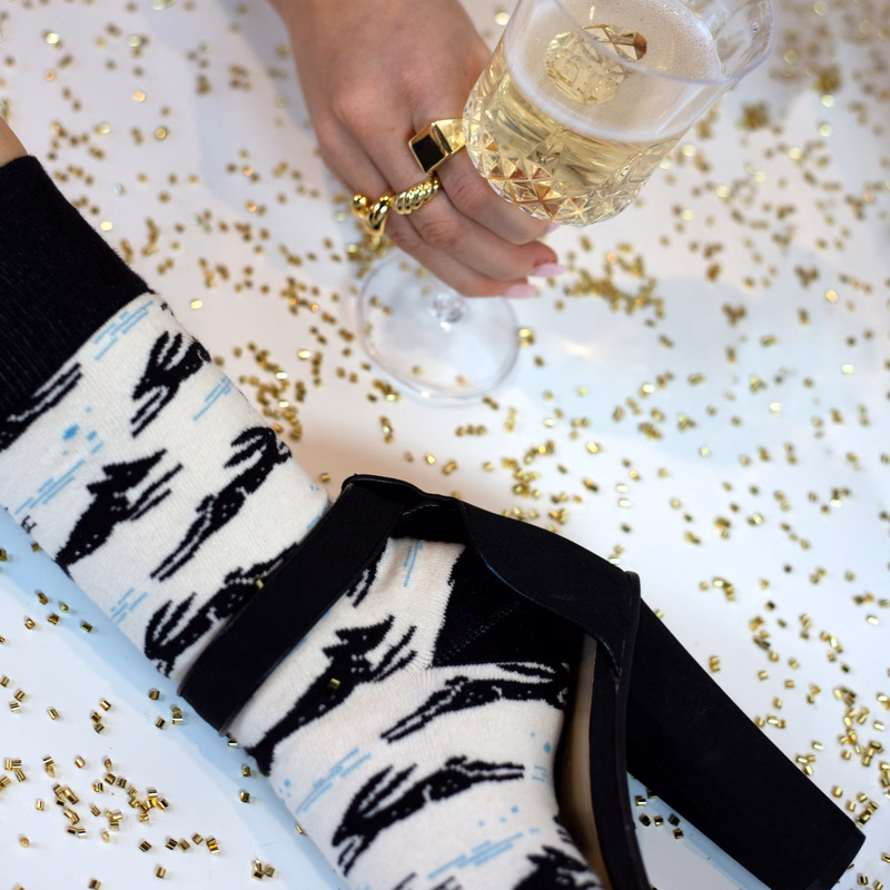 Dress Birthday Socks - Celebratory Footwear for Your Day - American Made