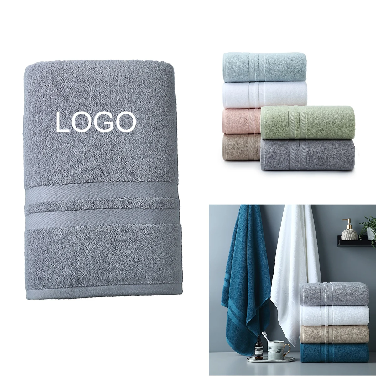 Cotton Super Absorbent Hand & Face Towel 1