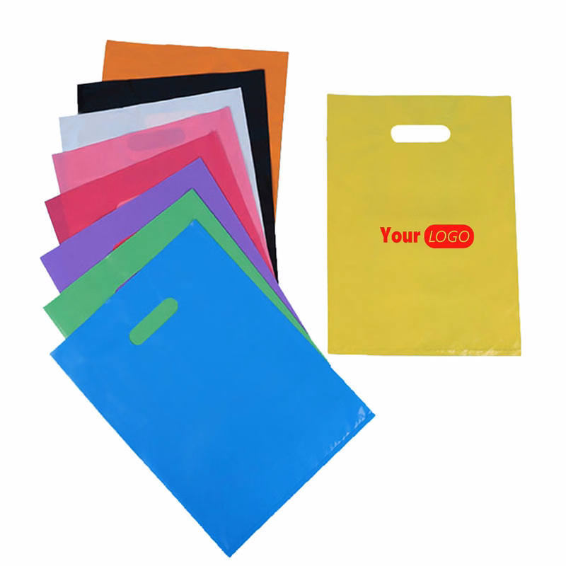 Polyethylene Branded Die-Cut Gift Bags