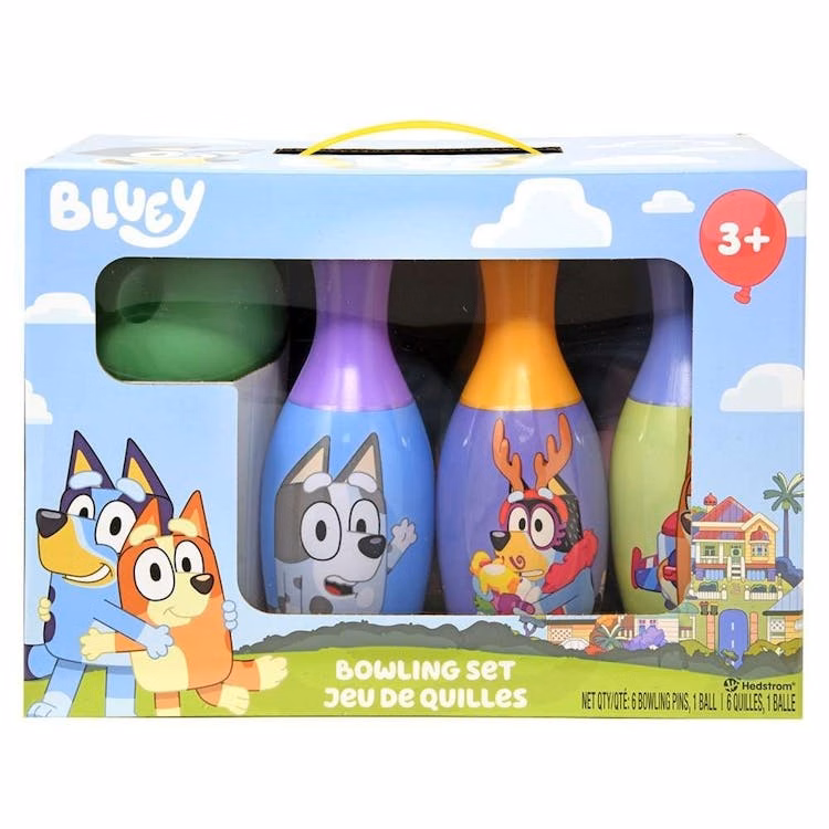 Bluey Bowling Set 11" x 5.75" x 8"