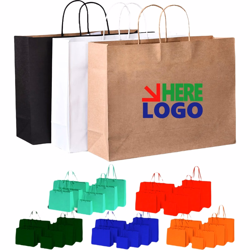 Kraft Shopping Gift Brown Paper Bag