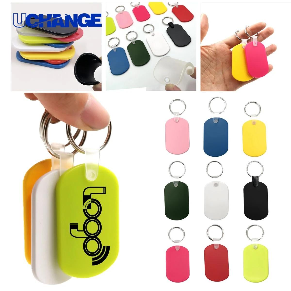 PVC Key and Pet Name Tag 1
