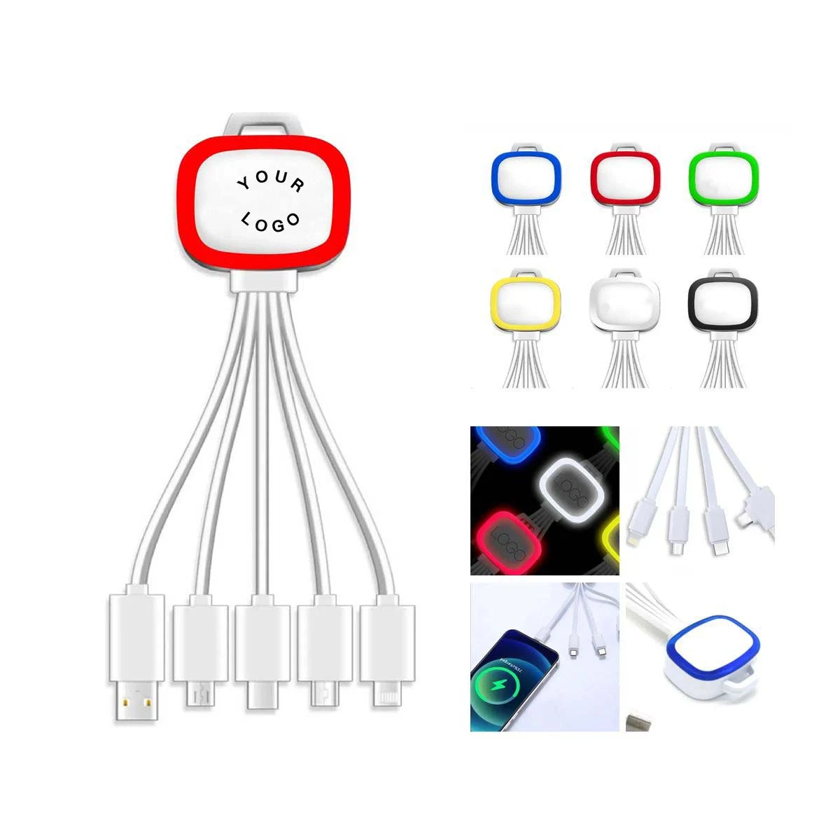 TPE Multi Connector Cable for Charging and Data Transfer 1