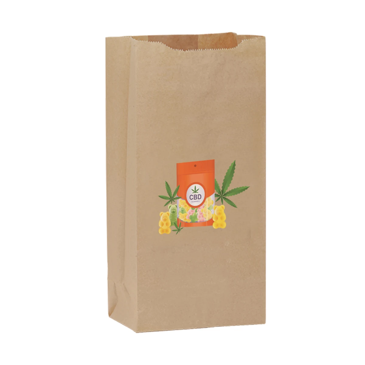 Lunch Bag - Natural Kraft 6# SOS 1
