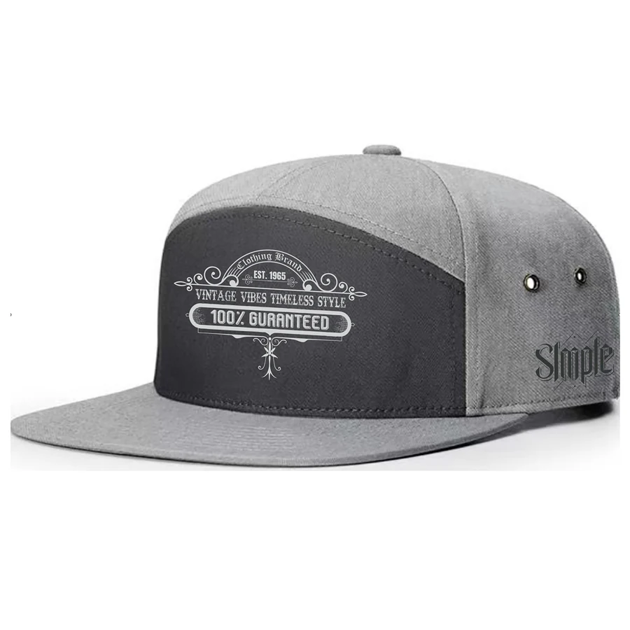 Premium Cotton Twill 7 Panel Cap 1