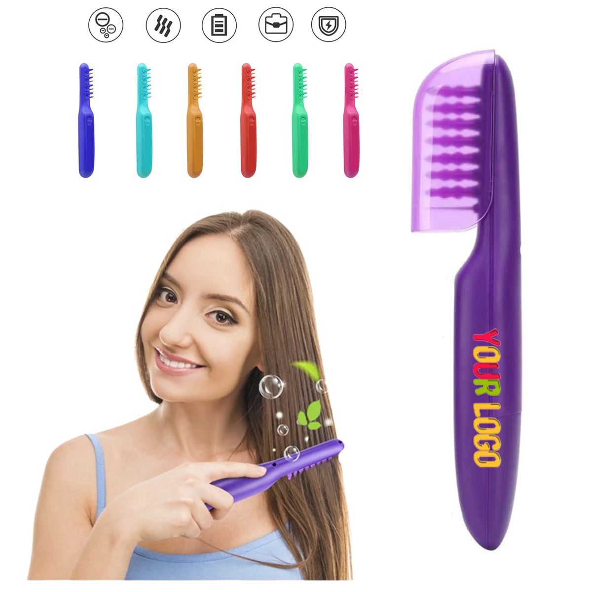 Electric Detangling Massage Comb 1