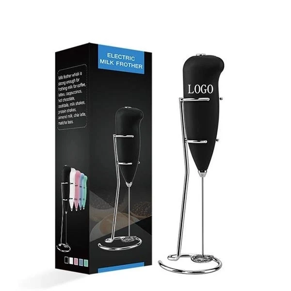 Handheld Milk Frother With Stand 1