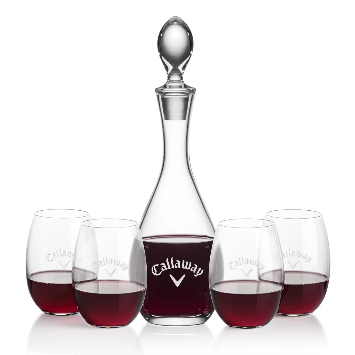 Malvern Decanter & Carlita Stemless Wine 1