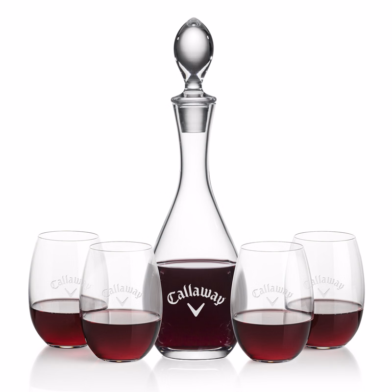 Malvern Decanter & Carlita Stemless Wine