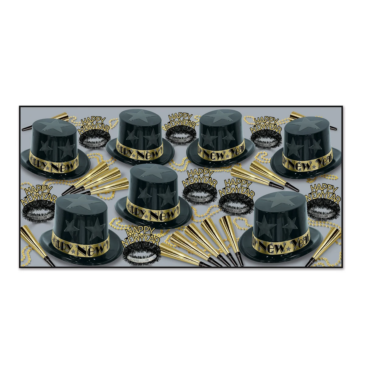 Gold New Year Star Assortment for 50 1