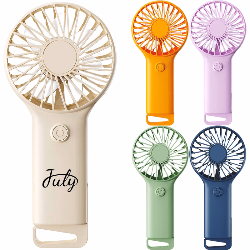 Portable Mini Handheld Fan w/ Carabiner