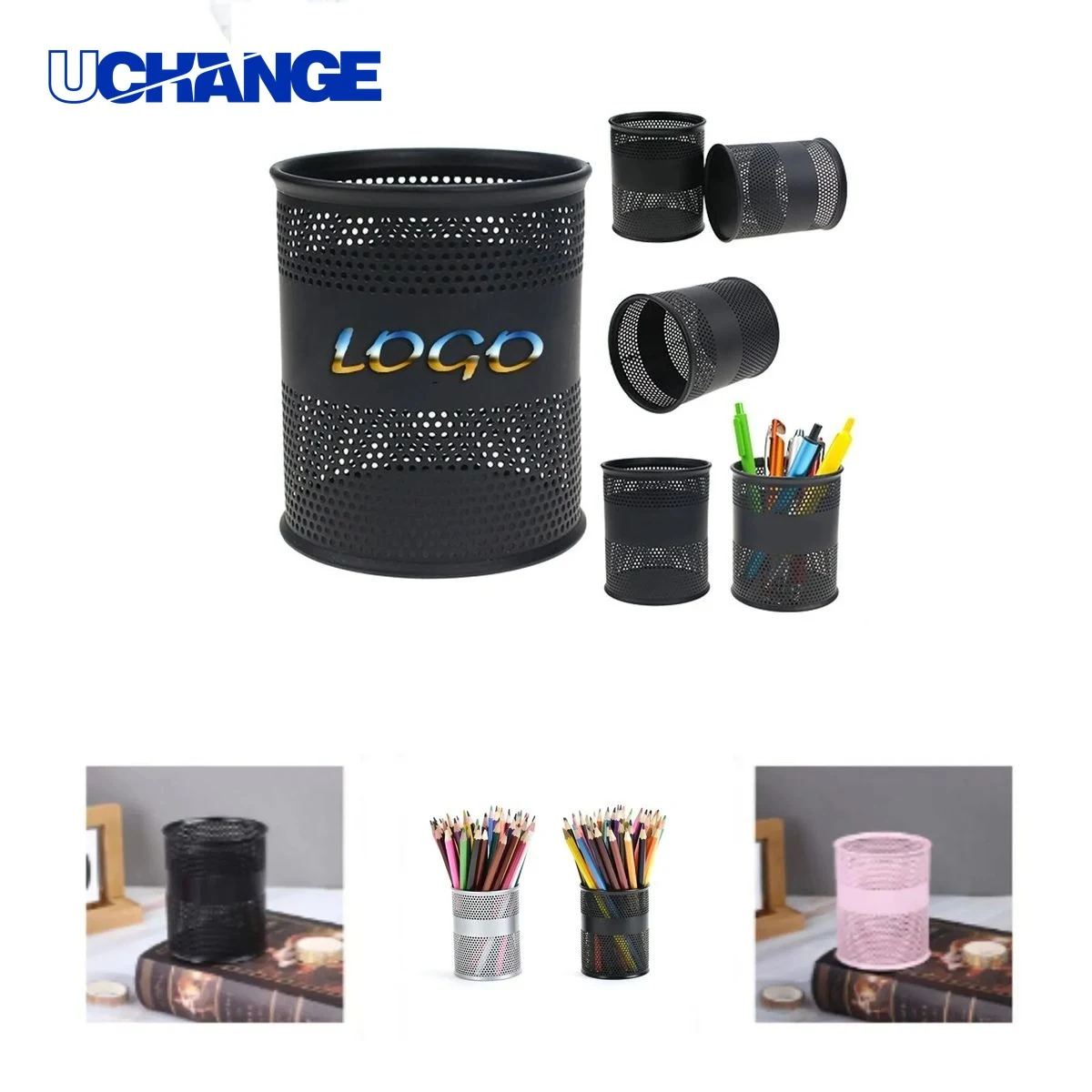 Pen Holder Cup Desktop Organizer for Stationery 1