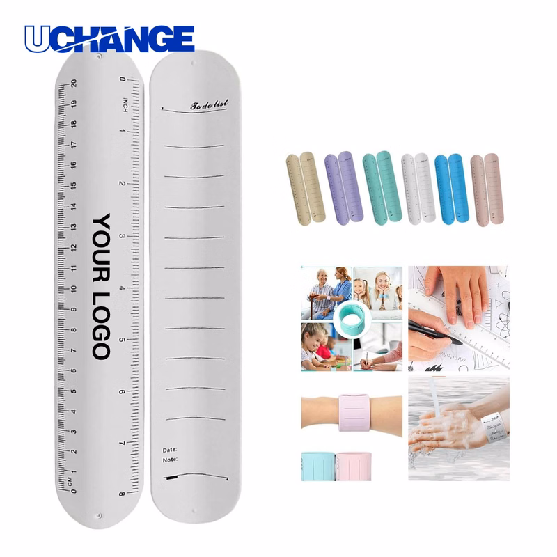 Silicone To Do List Bracelet Band with Measurement