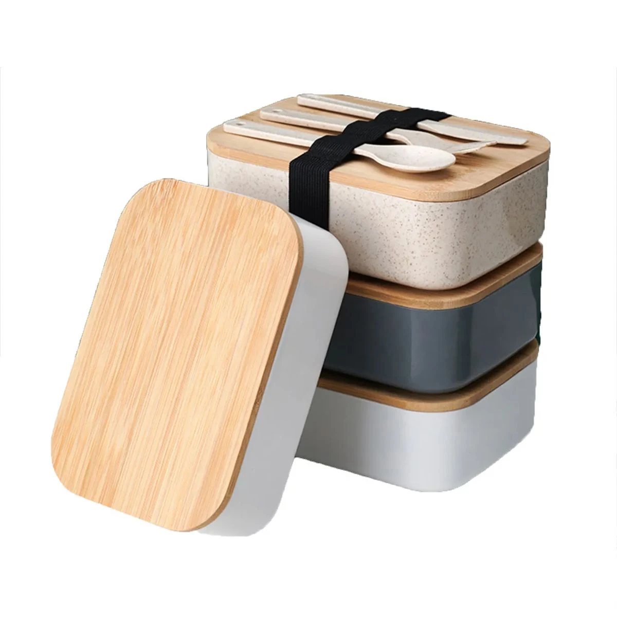 Portable Double-Layer Eco-Friendly Lunch Box 1