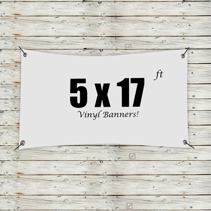 Custom 5' x 17' Vinyl Banners 1
