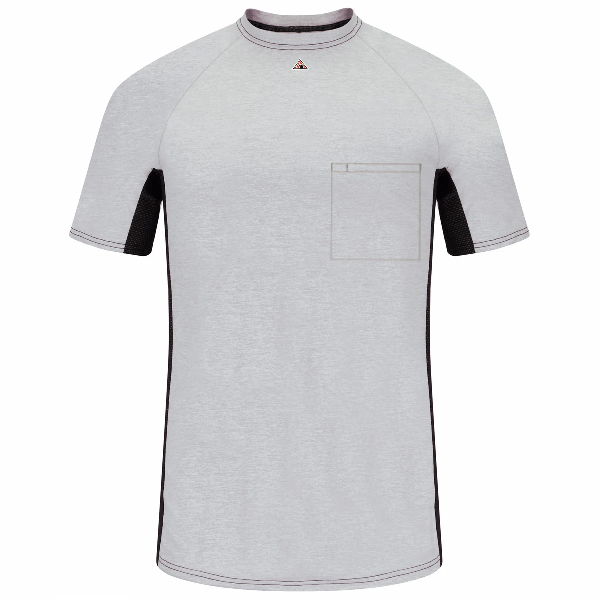 Bulwark® Men's FR Short Sleeve Base Layer with Concealed Chest Pocket 1
