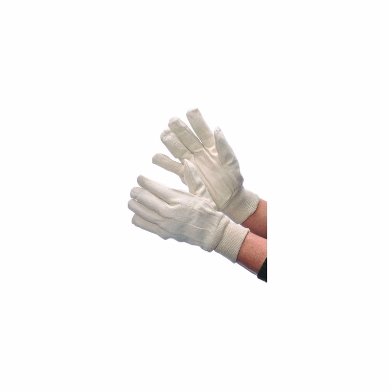 Men's Canvas Gloves - White 8 oz
