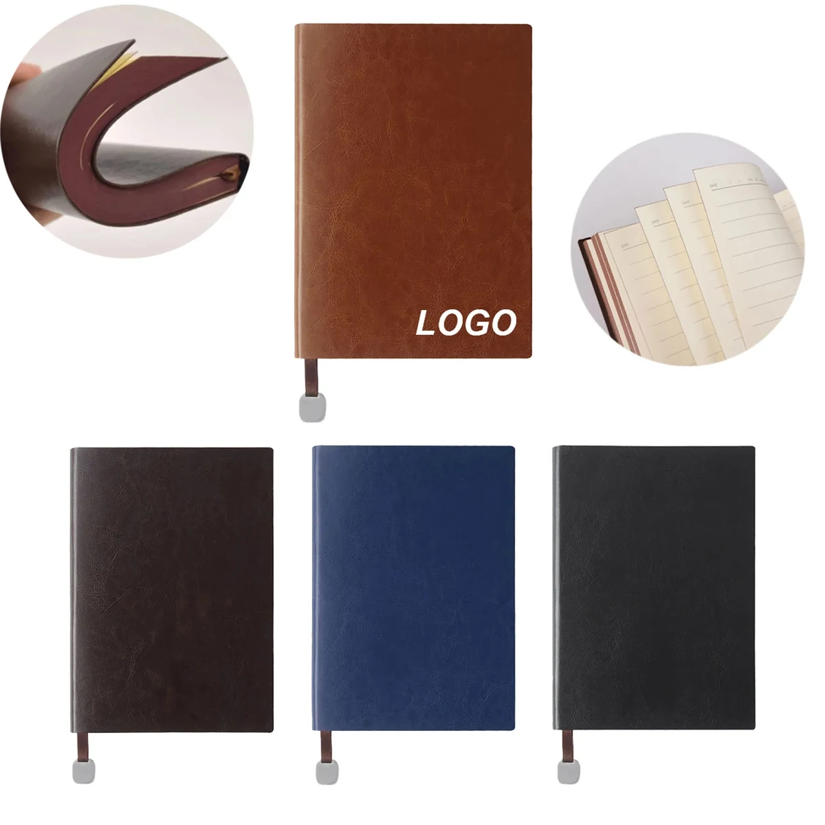 Soft Leather A5 Notebook 1