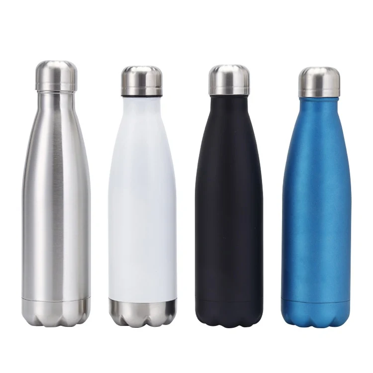 17 oz Stainless Steel Vacuum Insulated Sports Water Bottle, custom water bottle with logo imprint 1